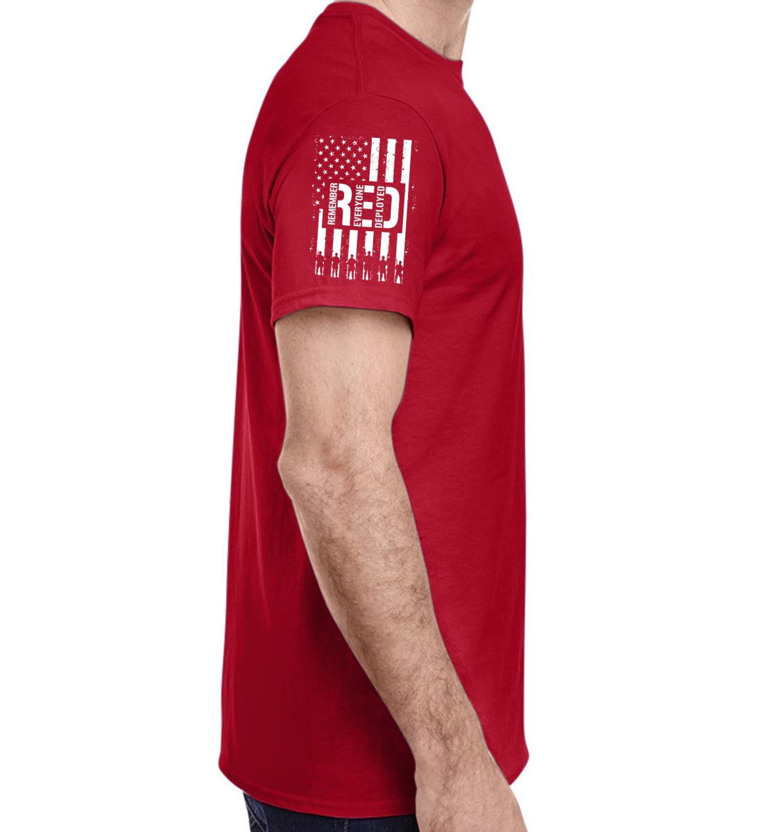 Red Short Sleeve T-Shirt (NCFD) - Image 3