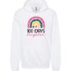 White Softstyle Hoodie (100 Days Brighter Design 'A')