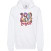 White Softstyle Hoodie (100 Days Brighter Design 'B')