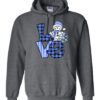 Dark Heather Hoodie (Love Snowman)