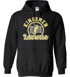 Black Hoodie (Kingsmen Lacrosse Design D)