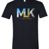 Black Softstyle T-Shirt (MLK Design D)