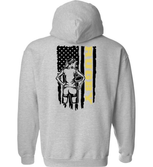 Black Hoodie (Kingsmen Rugby Design B)