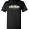 Black Short Sleeve T-Shirt (Kingsmen Wrestling Design A)
