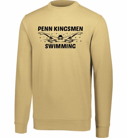 Vegas Gold Crewneck Sweatshirt (Kingsmen Swimming Design A)