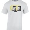 White Short Sleeve T-Shirt (Kingsmen Swimming Design B)