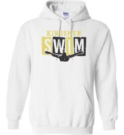 White Hoodie (Kingsmen Swimming Design B)