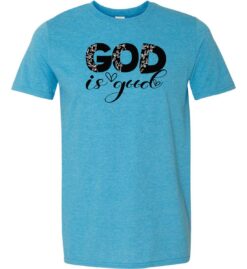 Heather Sapphire Softstyle T-Shirt (Faith & Encouragement Design C)