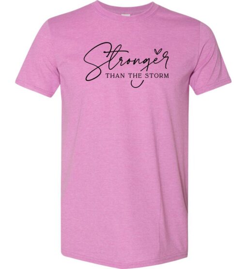 Heather Radiant Orchid Softstyle T-Shirt (Faith & Encouragement Design I)