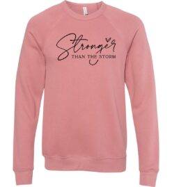 Mauve Raglan Sweatshirt (Faith & Encouragement Design I)