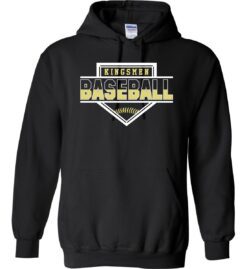 Black Hoodie (Kingsmen Baseball Design D)