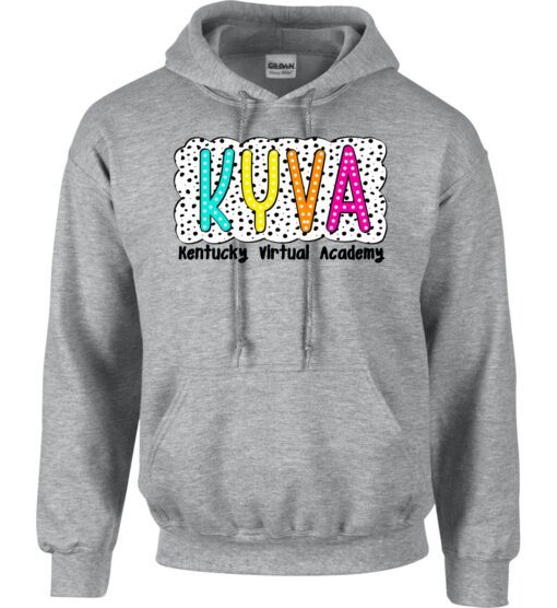 Sport Gray Hoodie (KYVA Design A)