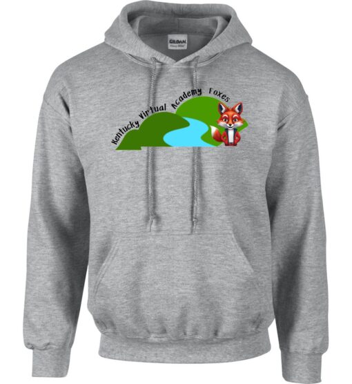 Sport Gray Hoodie (KYVA Design B)