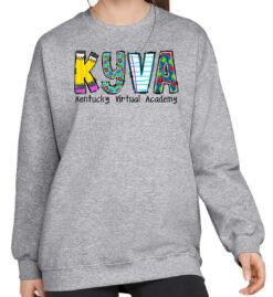Sport Gray Softstyle® Crewneck Sweatshirt (KYVA Design C)