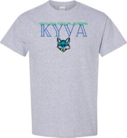 Sport Gray Short Sleeve T-Shirt (KYVA Design G)