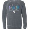 Gray Acid Wash Raglan Crewneck Sweatshirt (RSoD Design B)