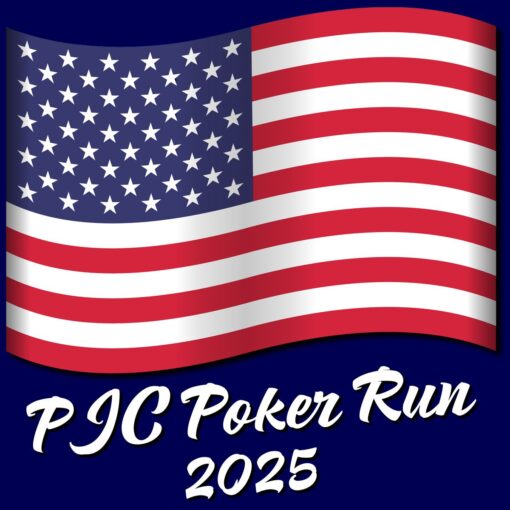 Navy Blue Ladies' Tank Top (PJC Lakes Poker Run) - Image 3
