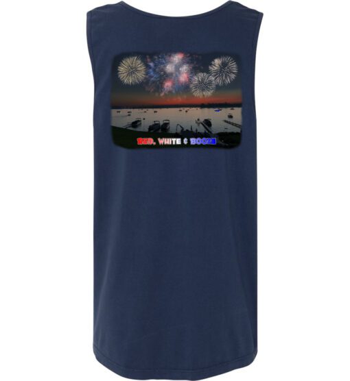 Navy Blue Tank Top (PJC Lakes Poker Run) - Image 2