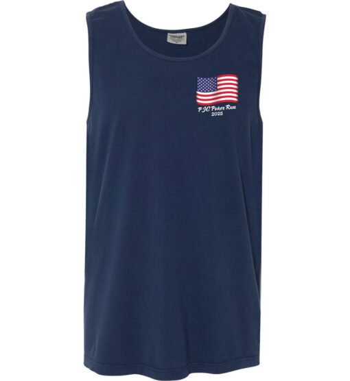 Navy Blue Tank Top (PJC Lakes Poker Run)