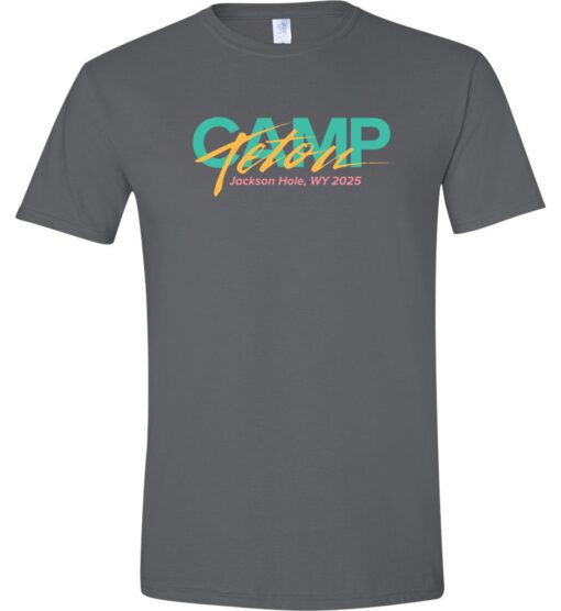 Charcoal Softstyle® Short Sleeve T-Shirt (Salzetti Reunion)