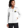 Ladies White Sport-Wick® Fleece Full-Zip Jacket w/Gold Logo (GABA)