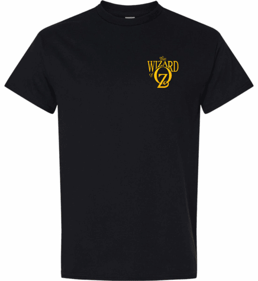 Black Short Sleeve T-Shirt (Main Stage Wizard Of Oz)