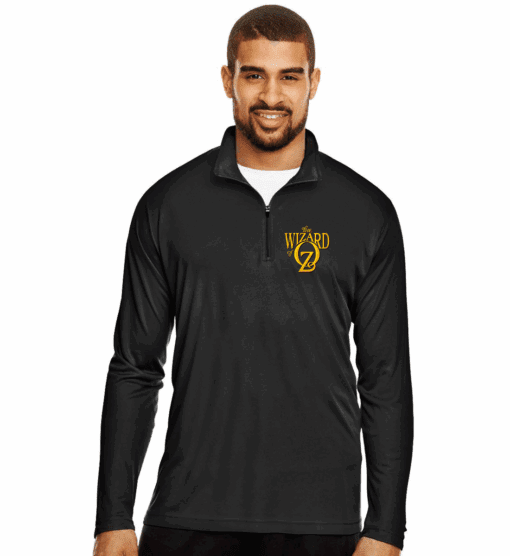 Black Performance Quarter-Zip (Main Stage Wizard Of Oz)
