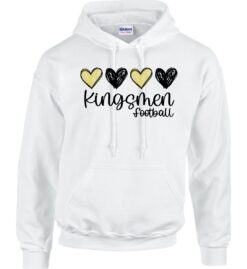 White Hoodie (Penn Football Design B1)