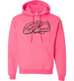 Safety Pink Hoodie (Penn Football Design D)