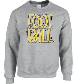 Sport Gray Crewneck Sweatshirt (Penn Football Design G)