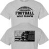 Sport Gray Short Sleeve T-Shirt (Penn Football Design H2)