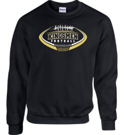 Black Crewneck Sweatshirt (Penn Football Design J)