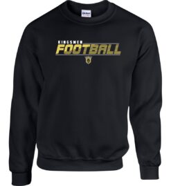 Black Crewneck Sweatshirt (Penn Football Design K)