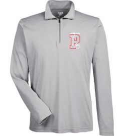 Sport Gray Performance Quarter-Zip (Prairie Vista Spirit Wear Design A)