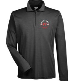 Black Performance Quarter-Zip (Prairie Vista Spirit Wear)