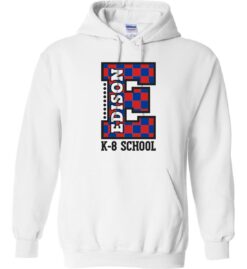White Hoodie (Edison K-8 School Design B)