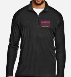 Black Quarter-Zip (Edison K-8 School Design C)