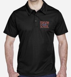 Black Polo (Edison K-8 School Design D)