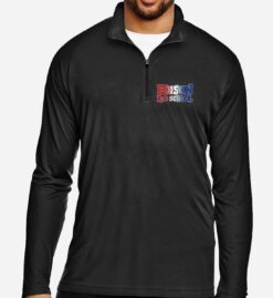 Black Quarter-Zip (Edison K-8 School Design E)