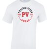 White Short Sleeve T-Shirt (Prairie Vista Spirit Wear Design B)