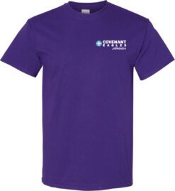 Purple Short Sleeve T-Shirt (Covenant Christian Athletics)