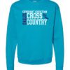 Teal Crewneck Sweatshirt (Covenant Christian Cross Country Design A)