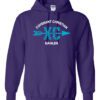 Purple Hoodie (Covenant Christian Cross Country Design B)
