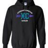 Black Hoodie (Covenant Christian Cross Country Design B)