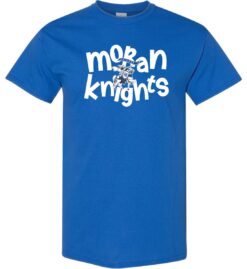 Royal Blue Short Sleeve T-Shirt (Moran Elementary Design A)