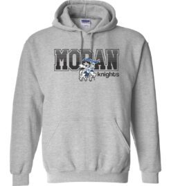 Sport Gray Hoodie (Moran Elementary Design B)