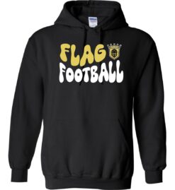 Black Hoodie (Kingsmen Flag Football Design B)