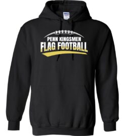 Black Hoodie (Kingsmen Flag Football Design C)