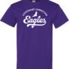 Purple Short Sleeve T-Shirt (Covenant Christian Gym Gear)