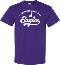 Purple Short Sleeve T-Shirt (Covenant Christian Gym Gear)